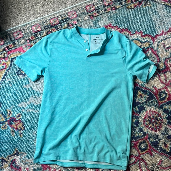 Nike Shirts Nike Collarless Golf Shirt Poshmark